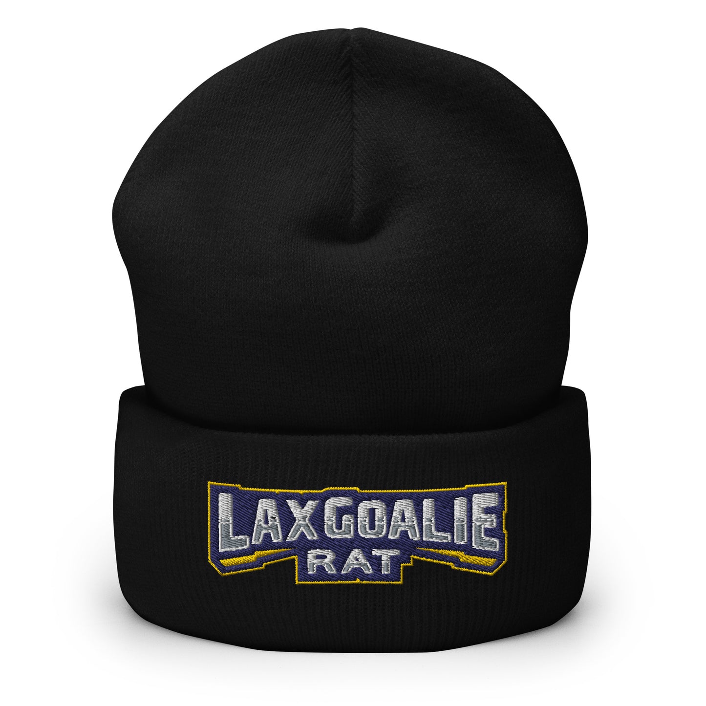 Lax Goalie Rat Cuffed Beanie