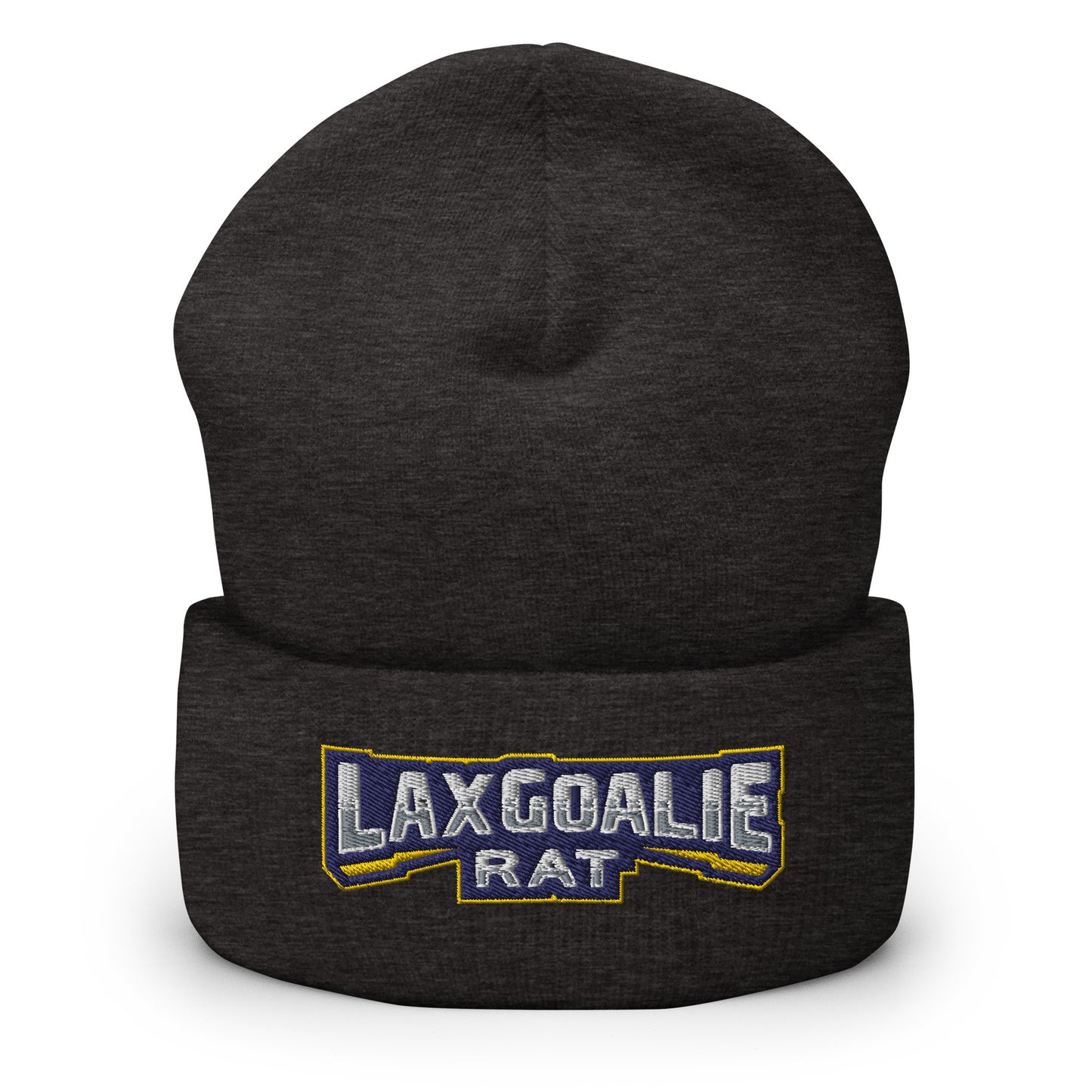 Lax Goalie Rat Cuffed Beanie