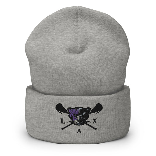 LaxCats Cuffed Beanie