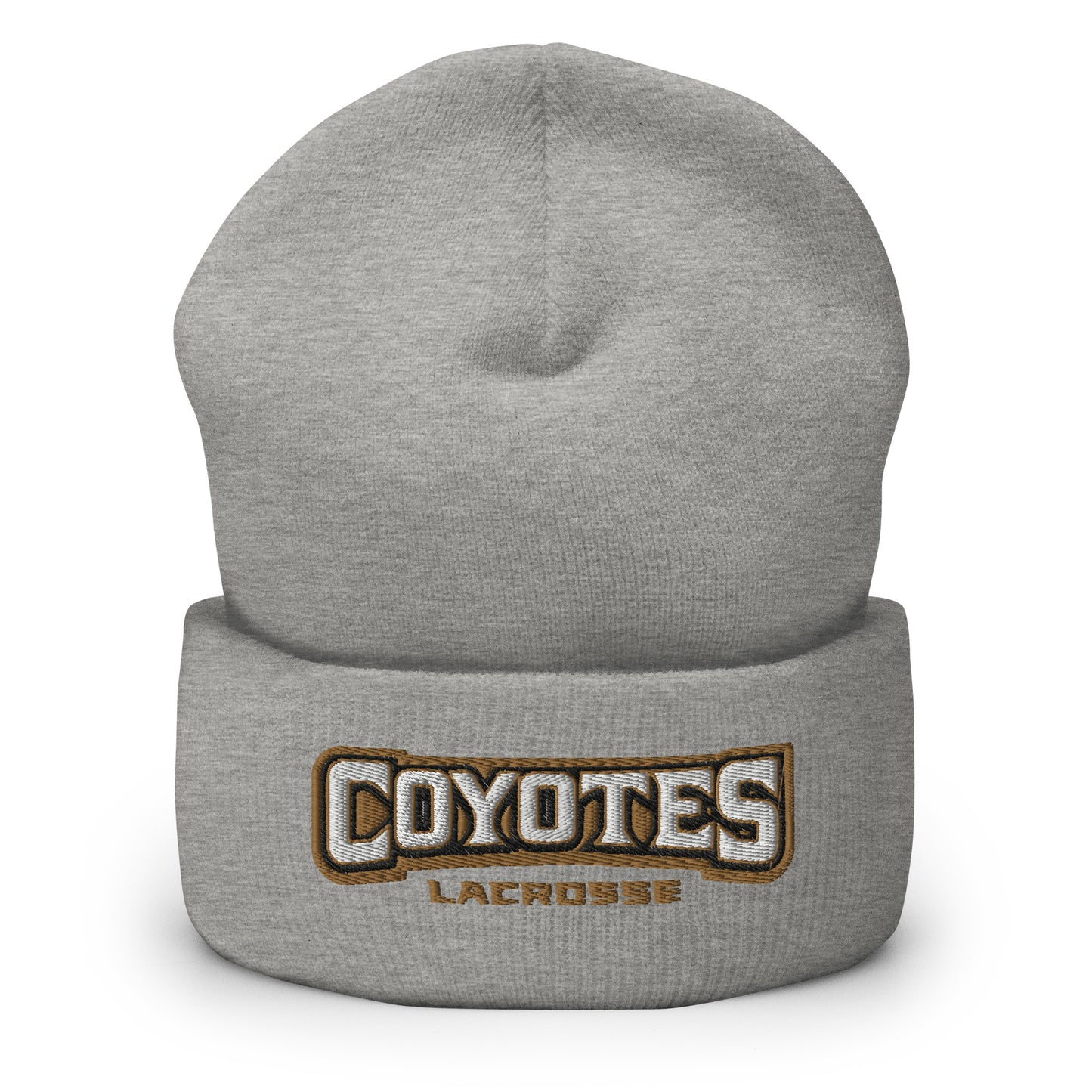 Coyotes Lacrosse Cuffed Beanie
