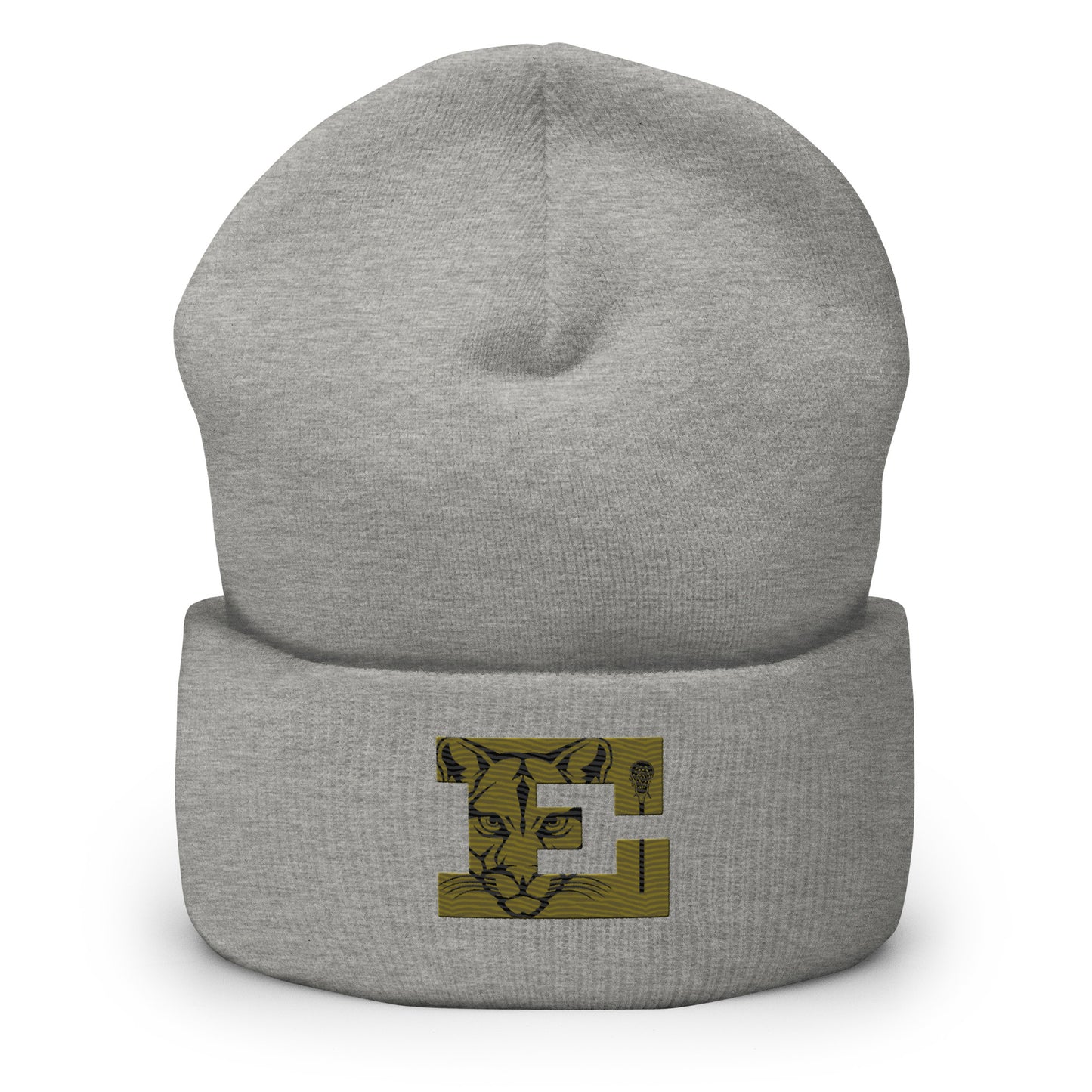 Evergreen High School Lacrosse Cuffed Beanie