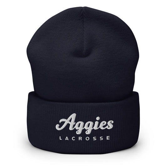 USU Lacrosse Cuffed Beanie