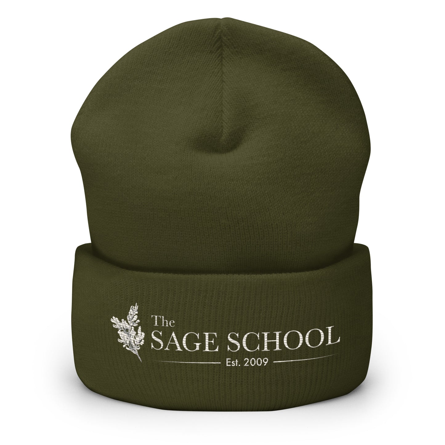 The Sage School Cuffed Beanie