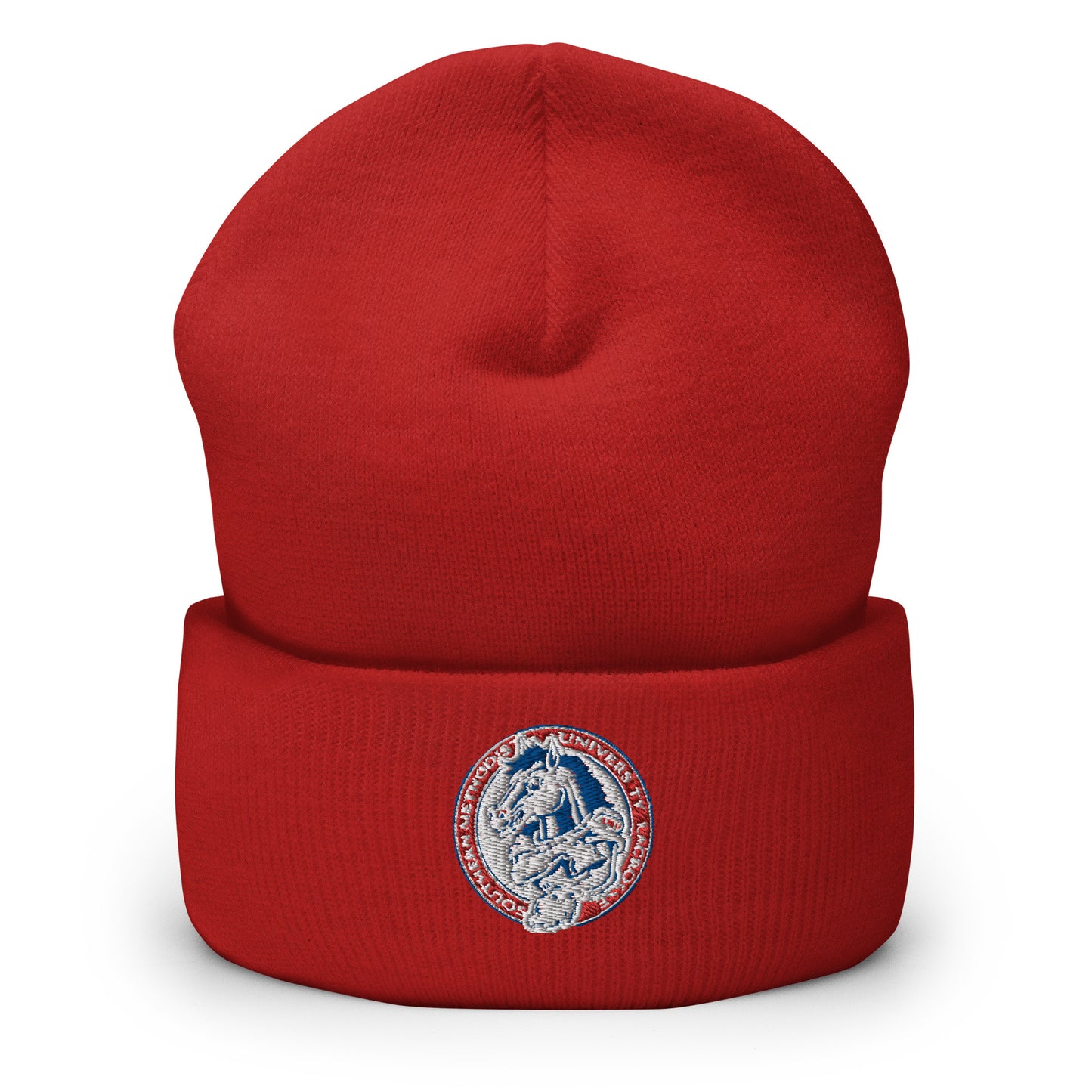 SMU Lacrosse Cuffed Beanie
