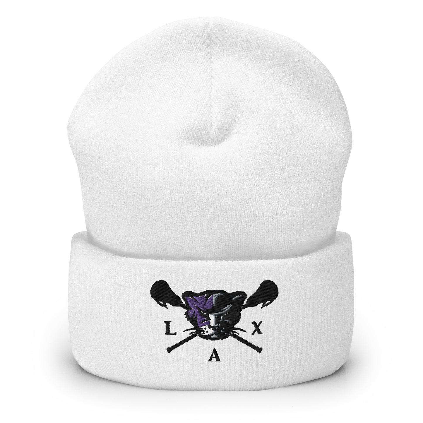 LaxCats Cuffed Beanie