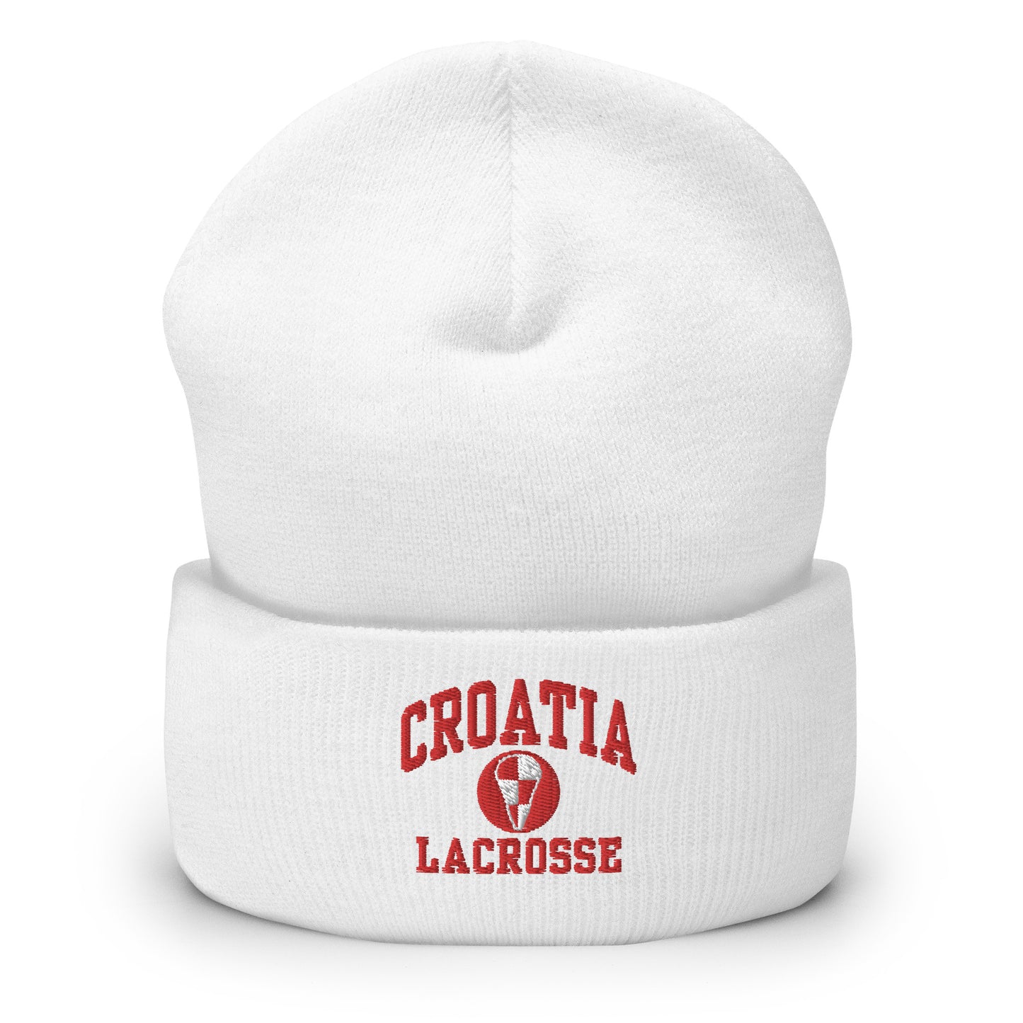 Croatia Lacrosse Cuffed Beanie