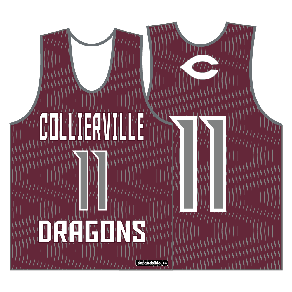 YOUTH Collierville Lacrosse Performance Reversible Pinnie | 5th/6th Grade