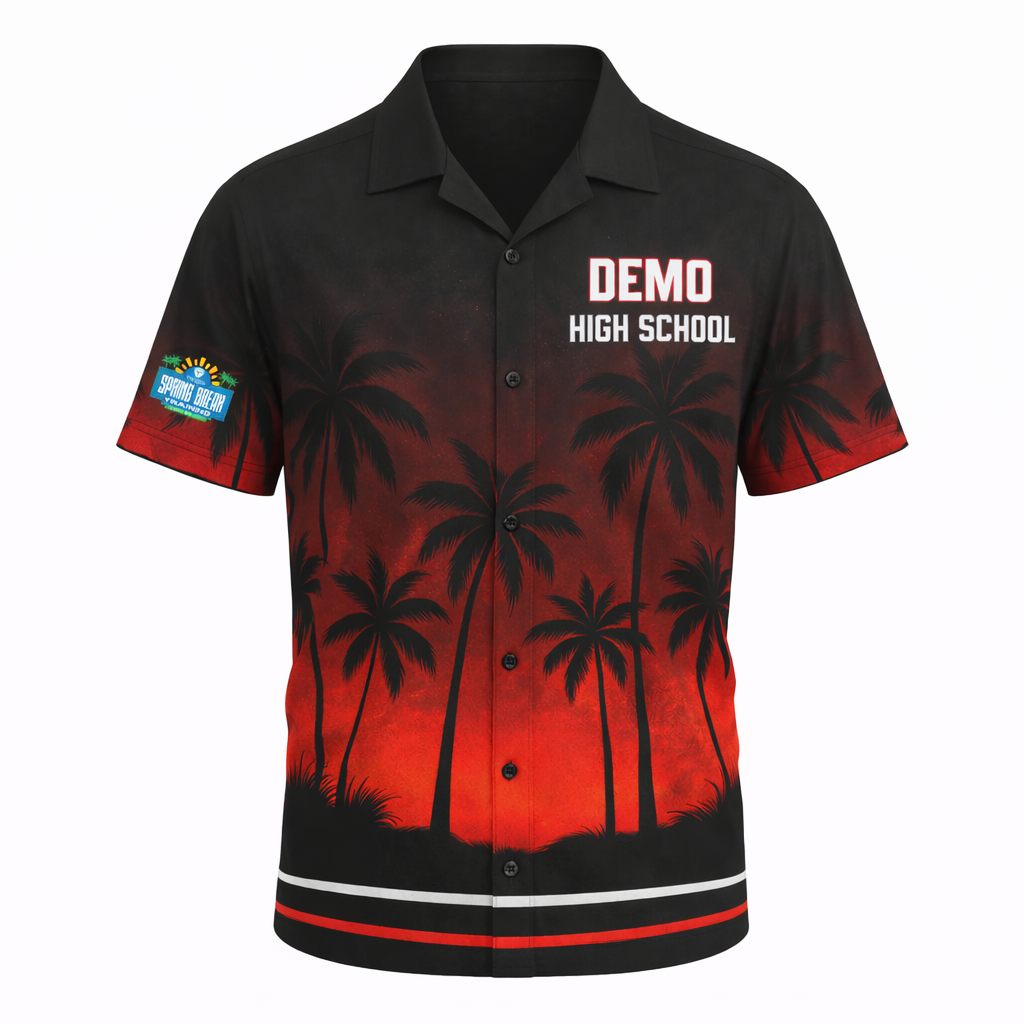 Adult Groton x Demo SB Hawaian Shirt