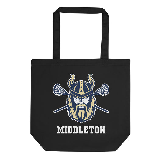 Middleton Vikings Lacrosse Eco Tote Bag