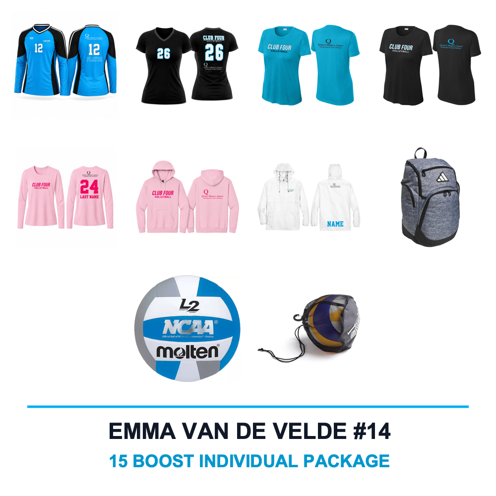 Emma Van De Velde #14 15 Boost individual package with ten Club Four products