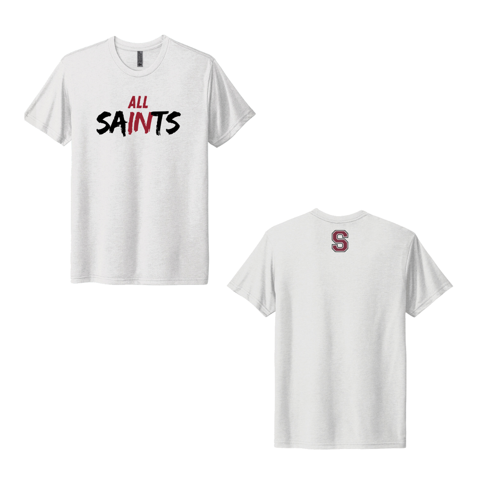All Saints Tee — Adult Heather White