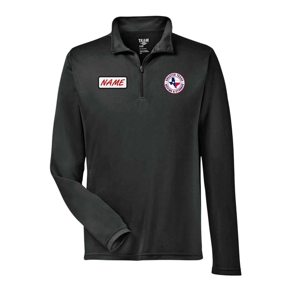 Men's Zone Performance Quarter-Zip Pullover - Black