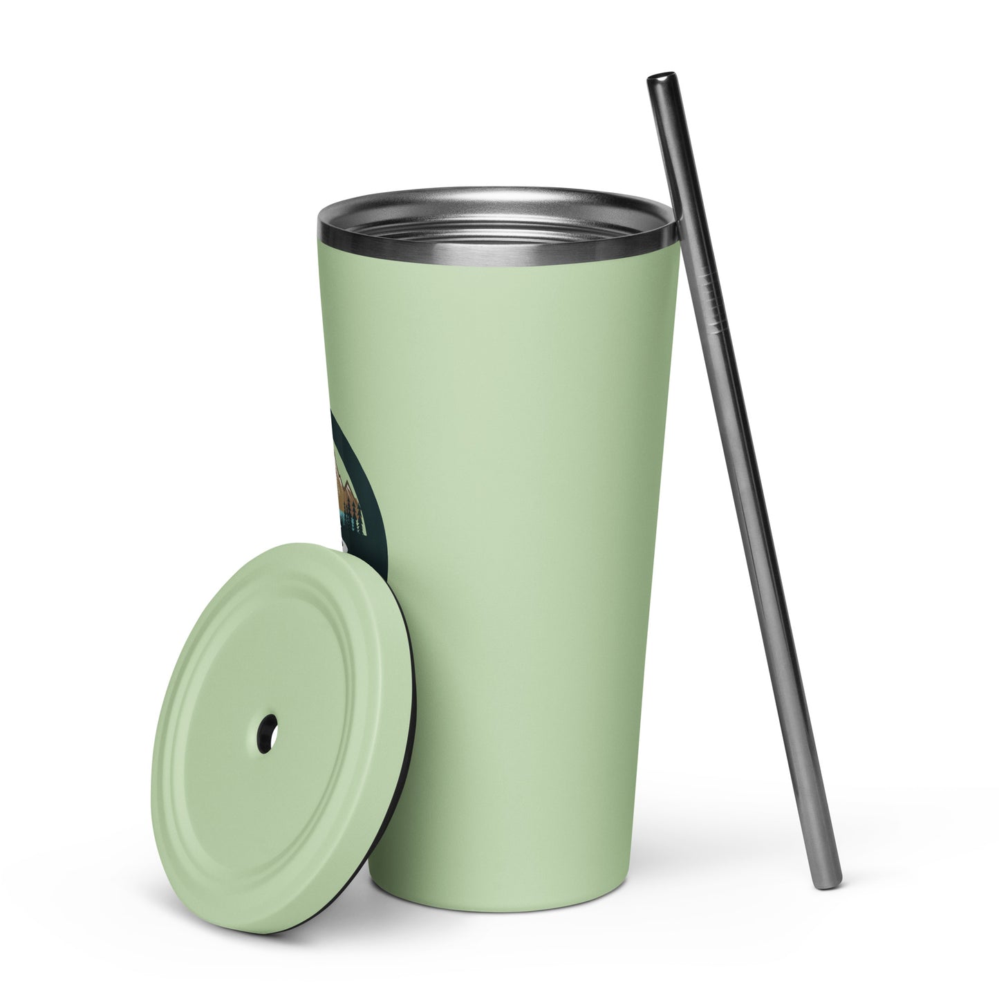 Key Lacrosse Insulated Tumbler w/ Straw (20oz)