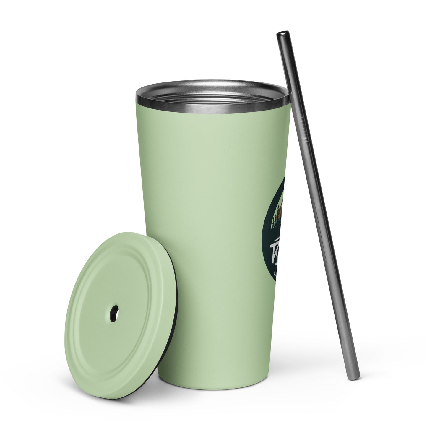 Key Lacrosse Insulated Tumbler w/ Straw (20oz)