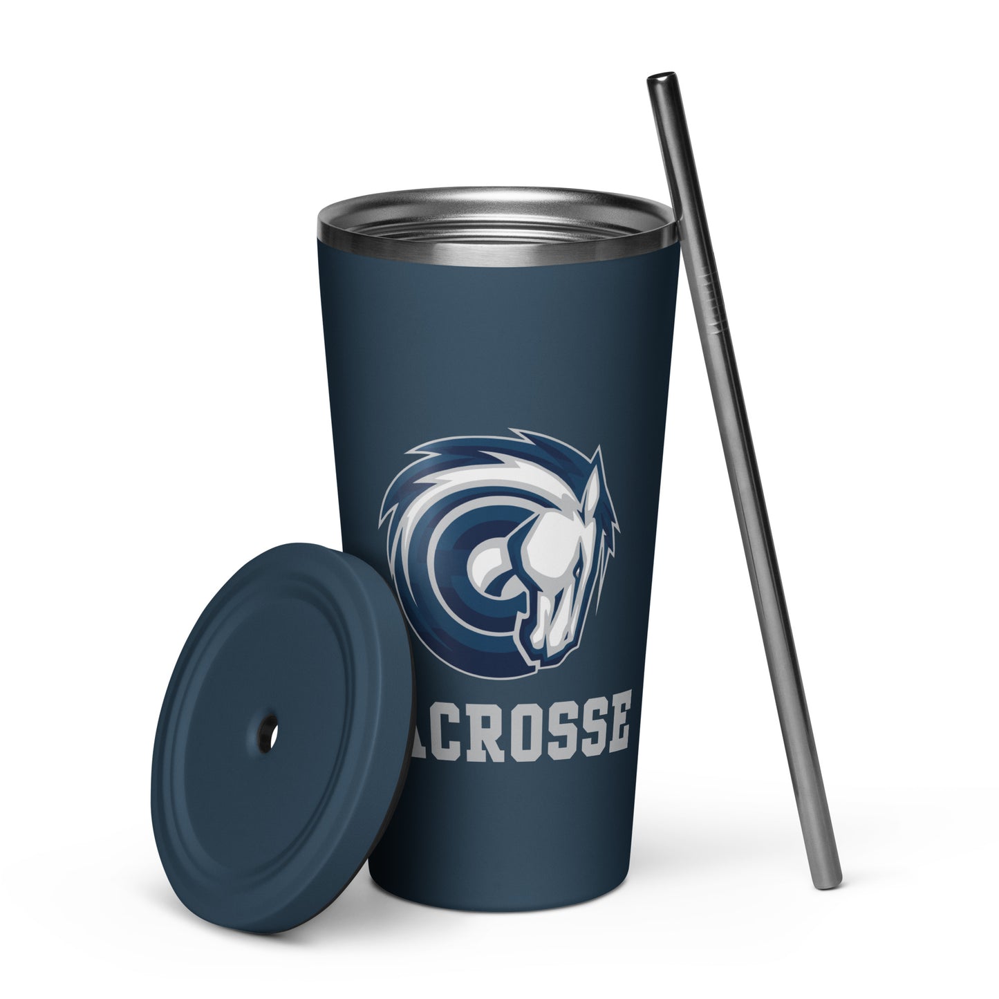 Corner Canyon Lacrosse Insulated Tumbler w/ Straw (20 oz)