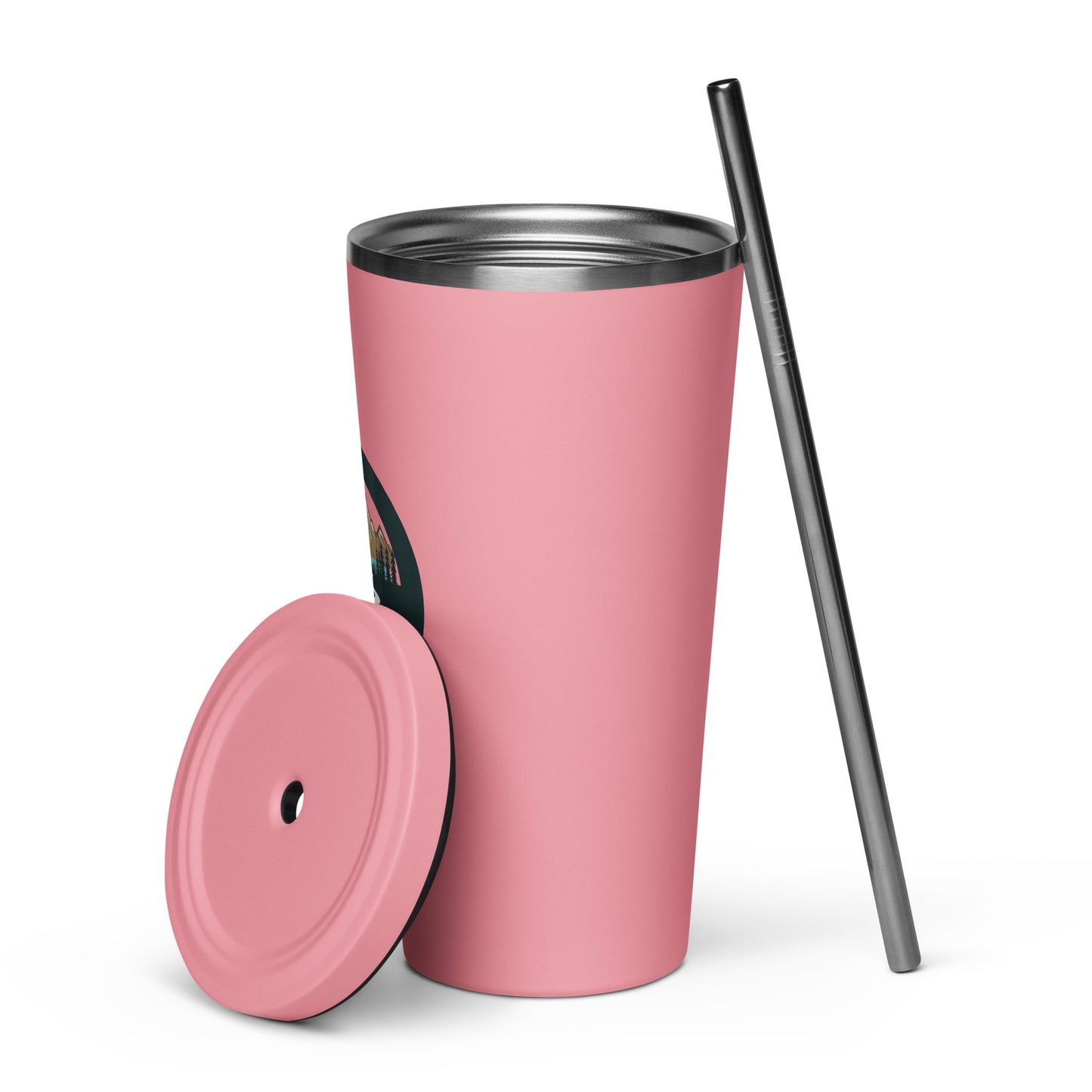 Key Lacrosse Insulated Tumbler w/ Straw (20oz)