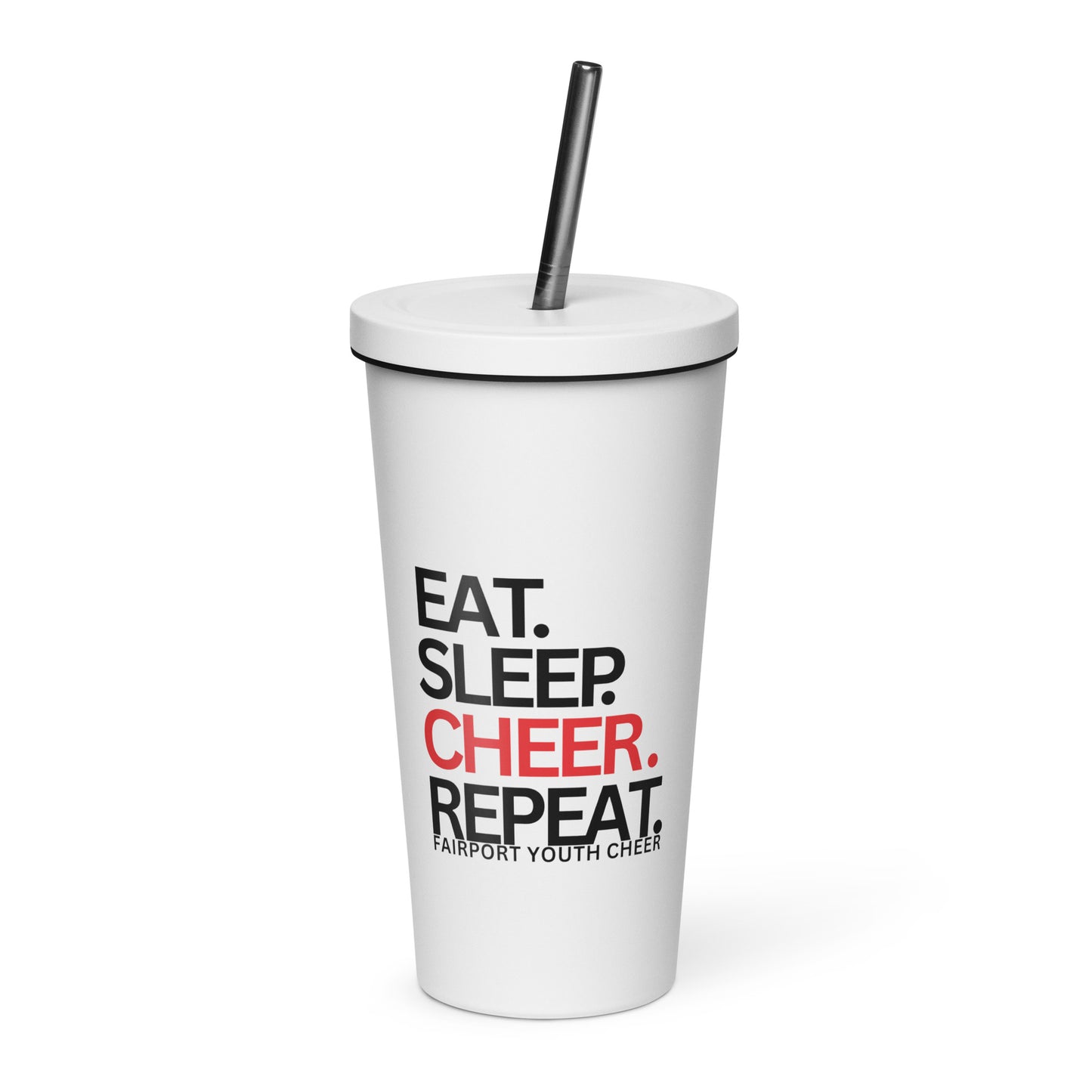 Fairport Football and CheerInsulated tumbler With Straw