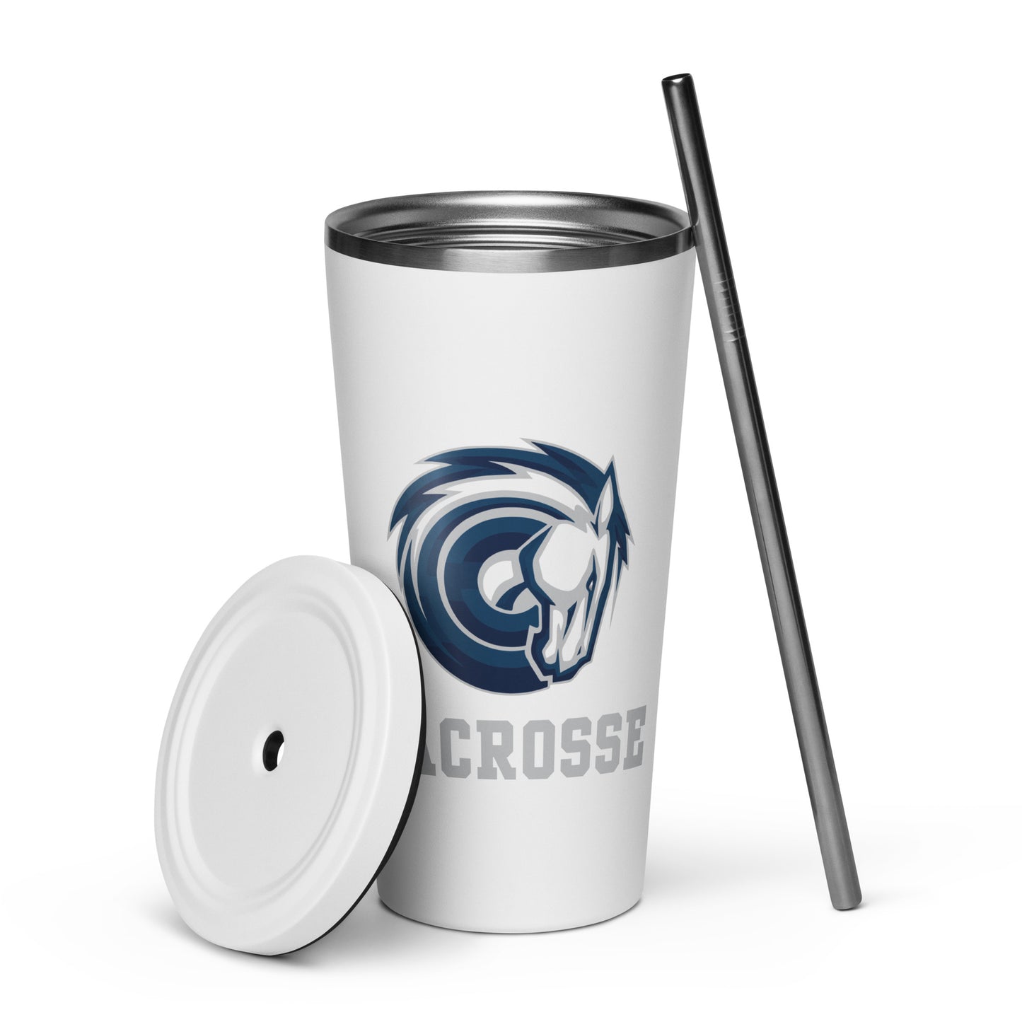 Corner Canyon Lacrosse Insulated Tumbler w/ Straw (20 oz)