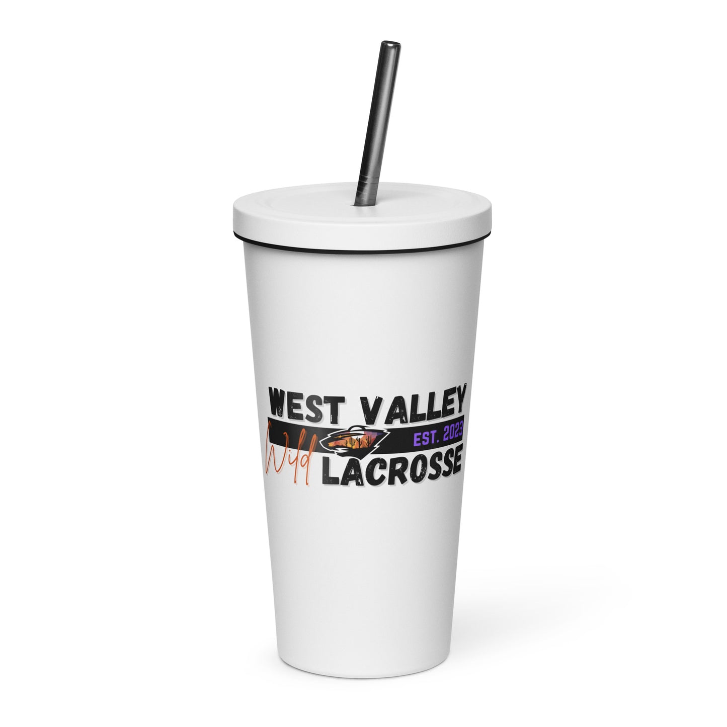 WVW Lacrosse Insulated Tumbler w/ Straw