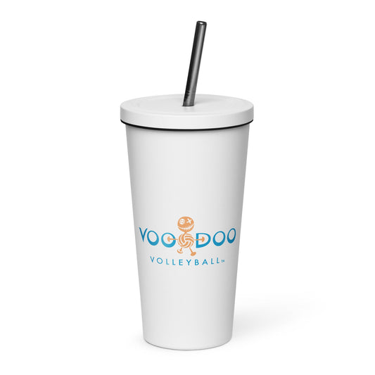 Voodoo Volleyball Insulated Tumbler w/ Straw (20oz)