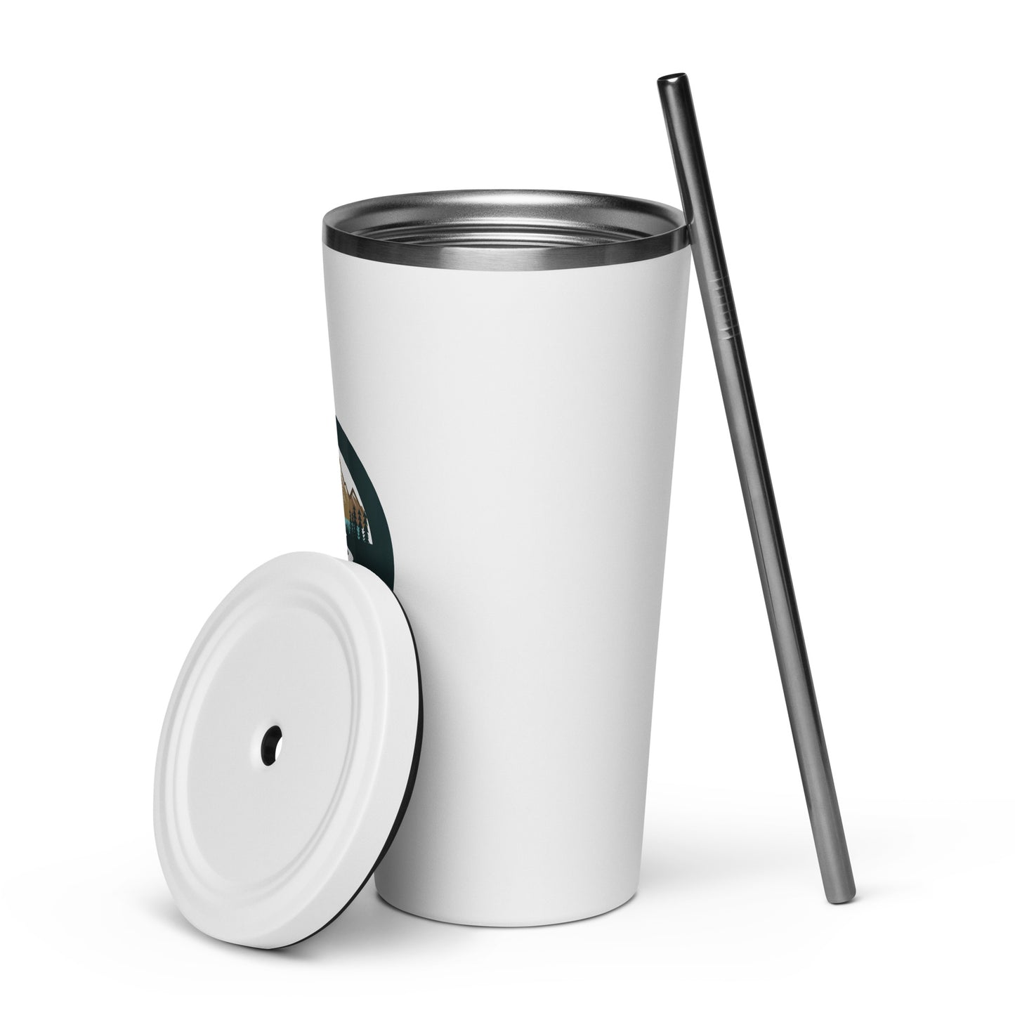 Key Lacrosse Insulated Tumbler w/ Straw (20oz)