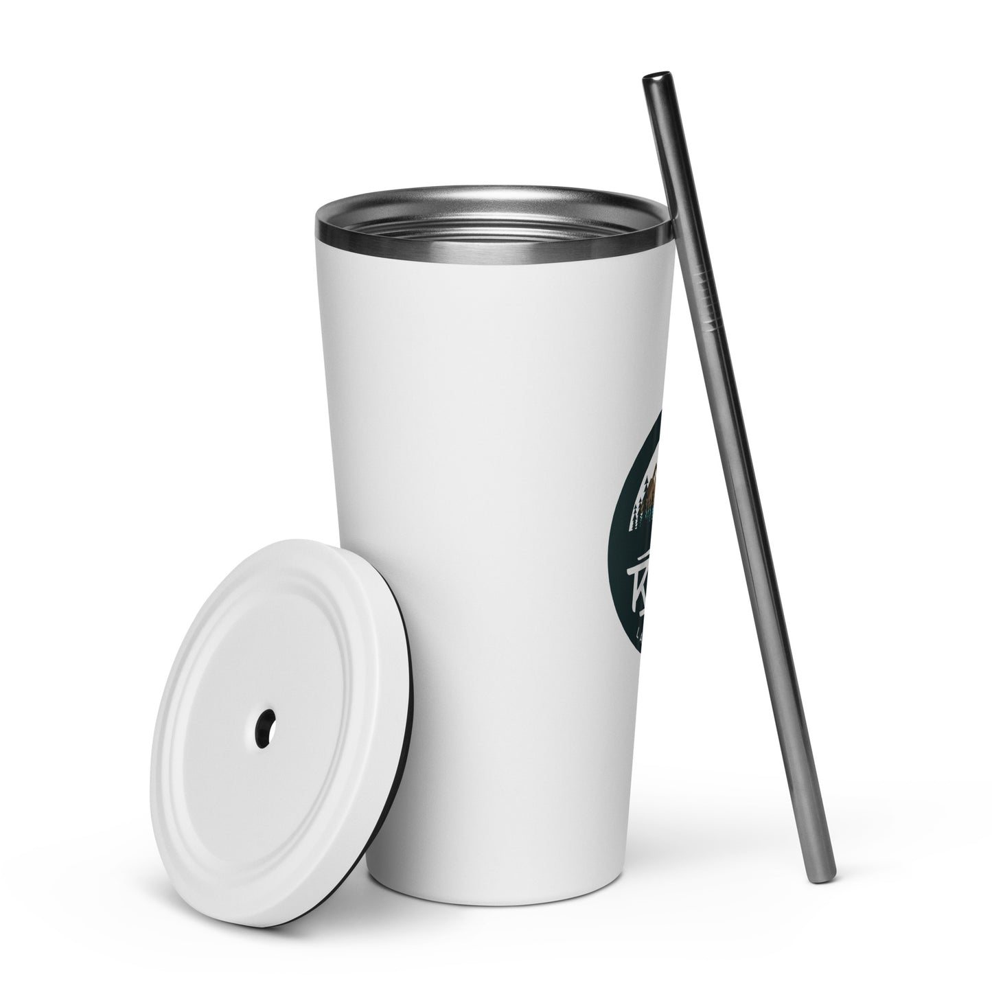 Key Lacrosse Insulated Tumbler w/ Straw (20oz)
