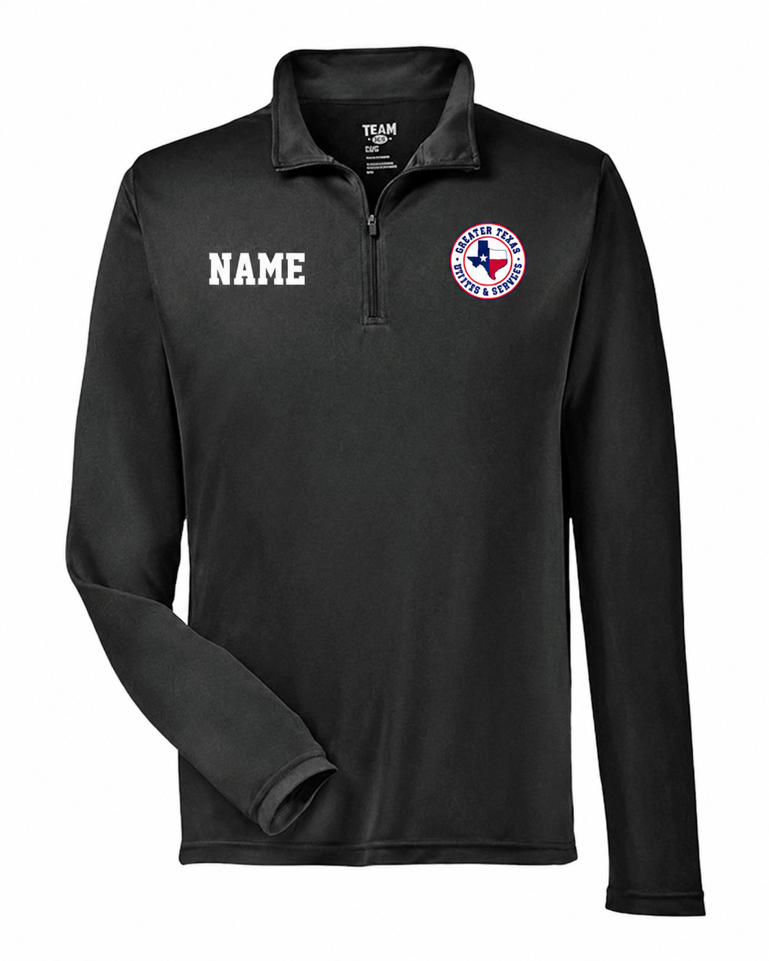 Men's Zone Performance Quarter-Zip Pullover - Black