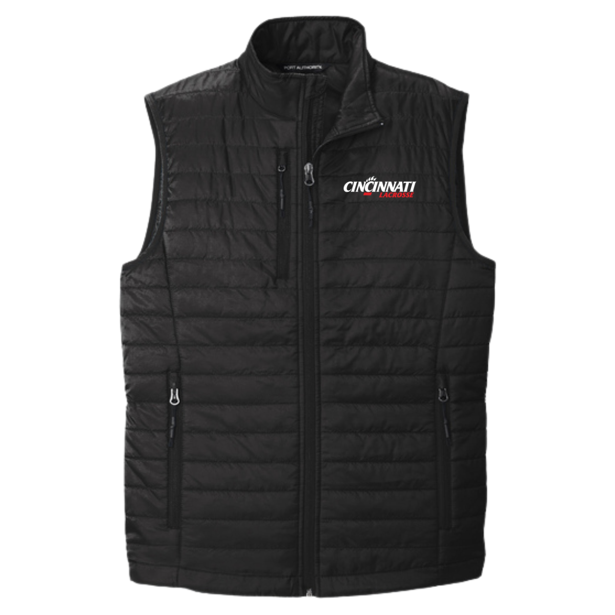 Adult University of Cincinnati Lacrosse Port Authority Packable Puffy Vest