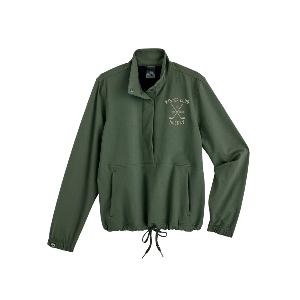 Winter Club Women's Outdoer Pullover – Spruce approved product mockup