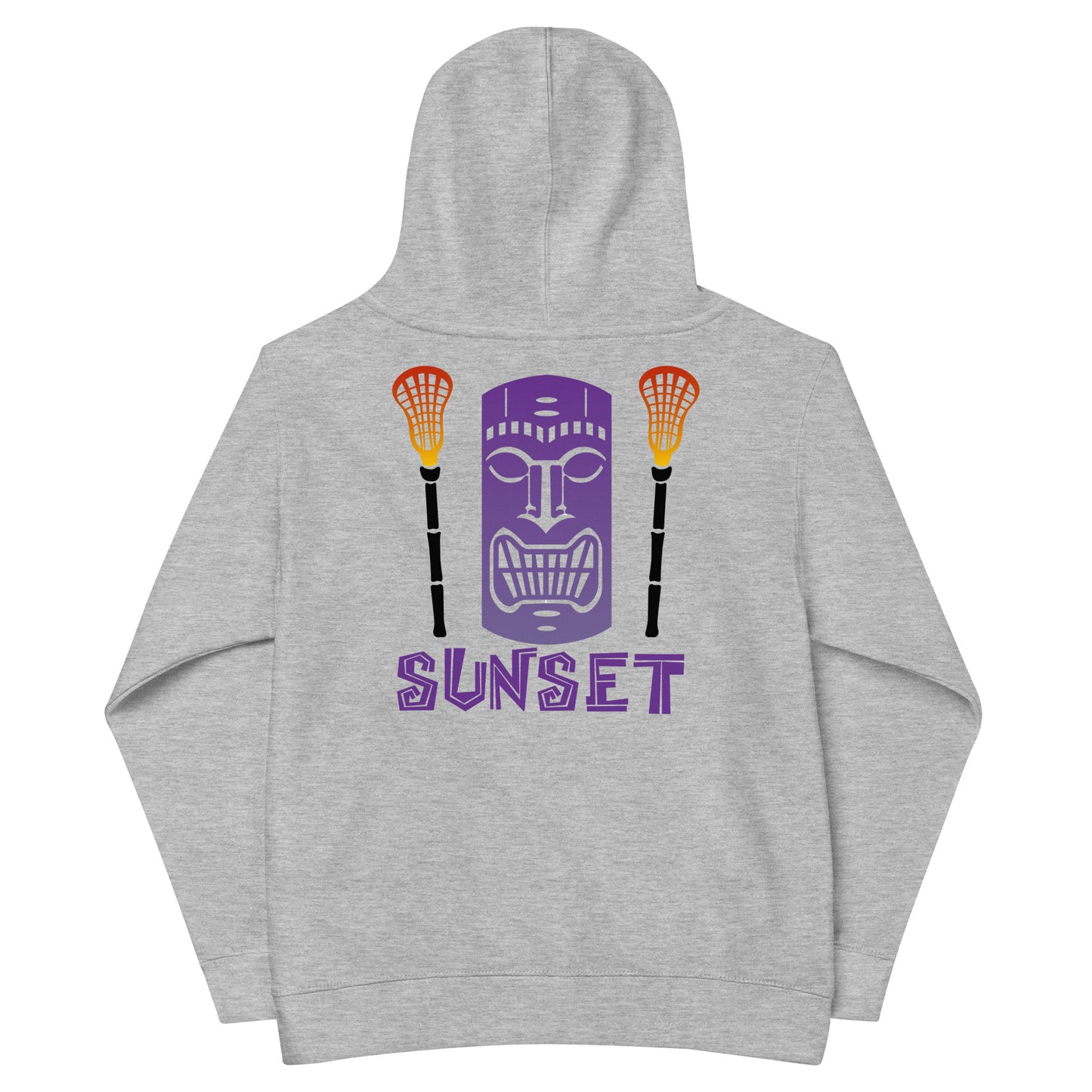 Youth Sunset Lacrosse Cotton Heritage Hoodie