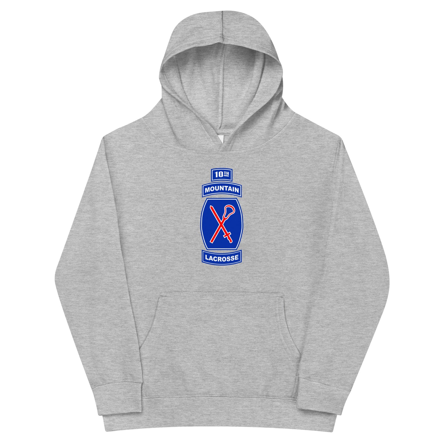 Youth 10th Mountain Lacrosse Cotton Heritage Hoodie