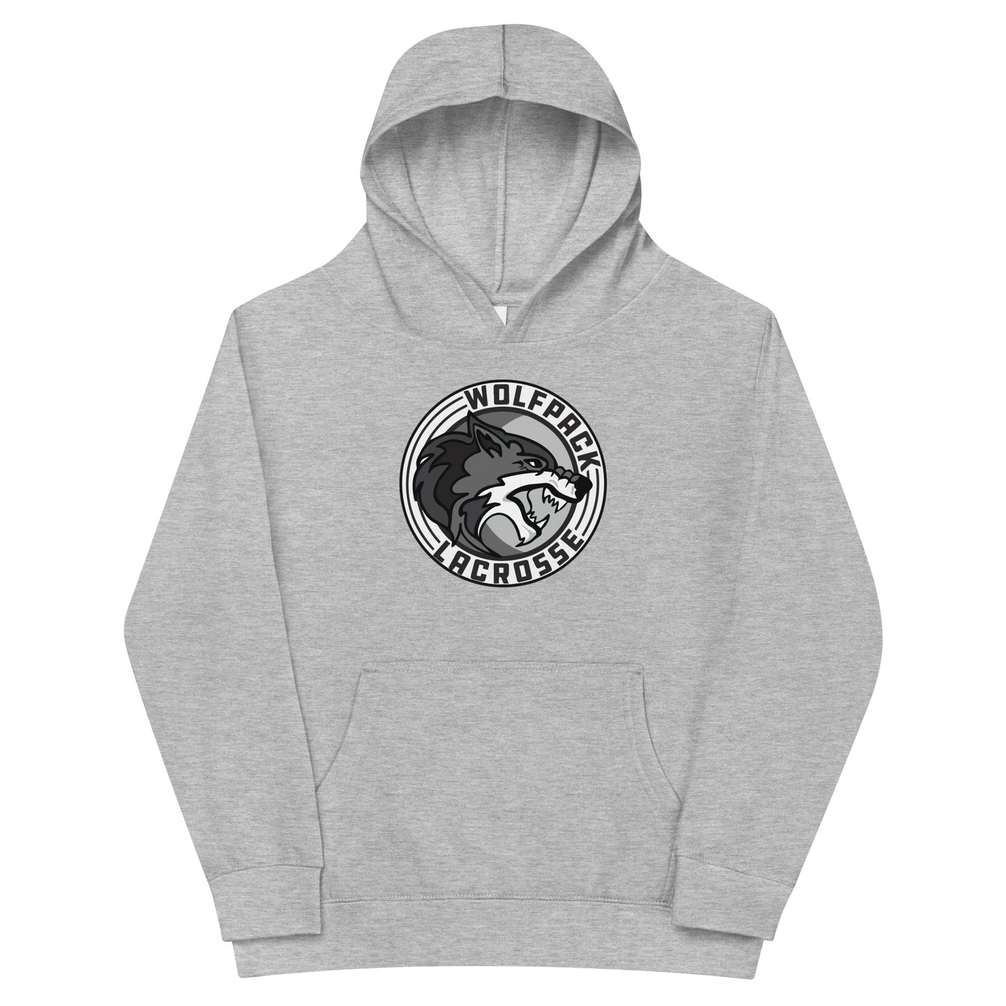 Youth Wolfpack Lacrosse Cotton Heritage Hoodie