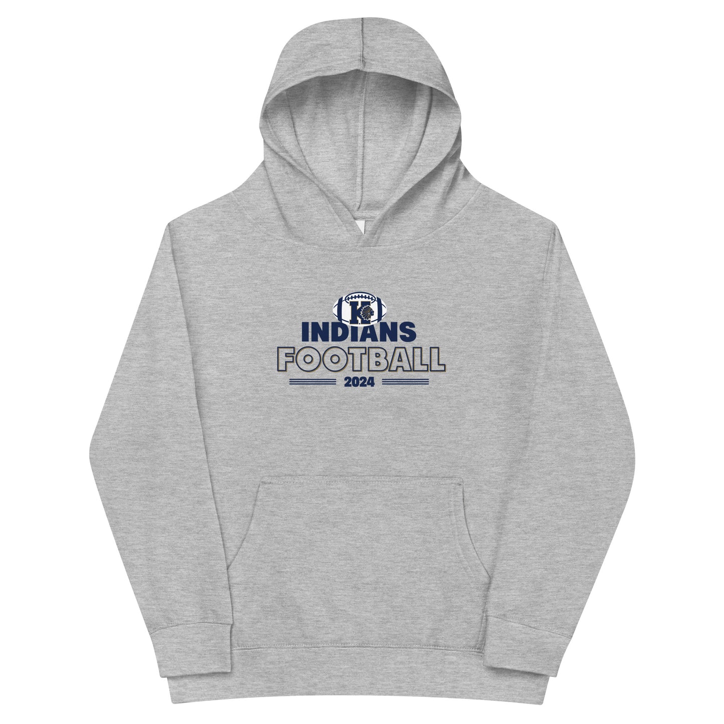Youth Keller Football Cotton Heritage Hoodie