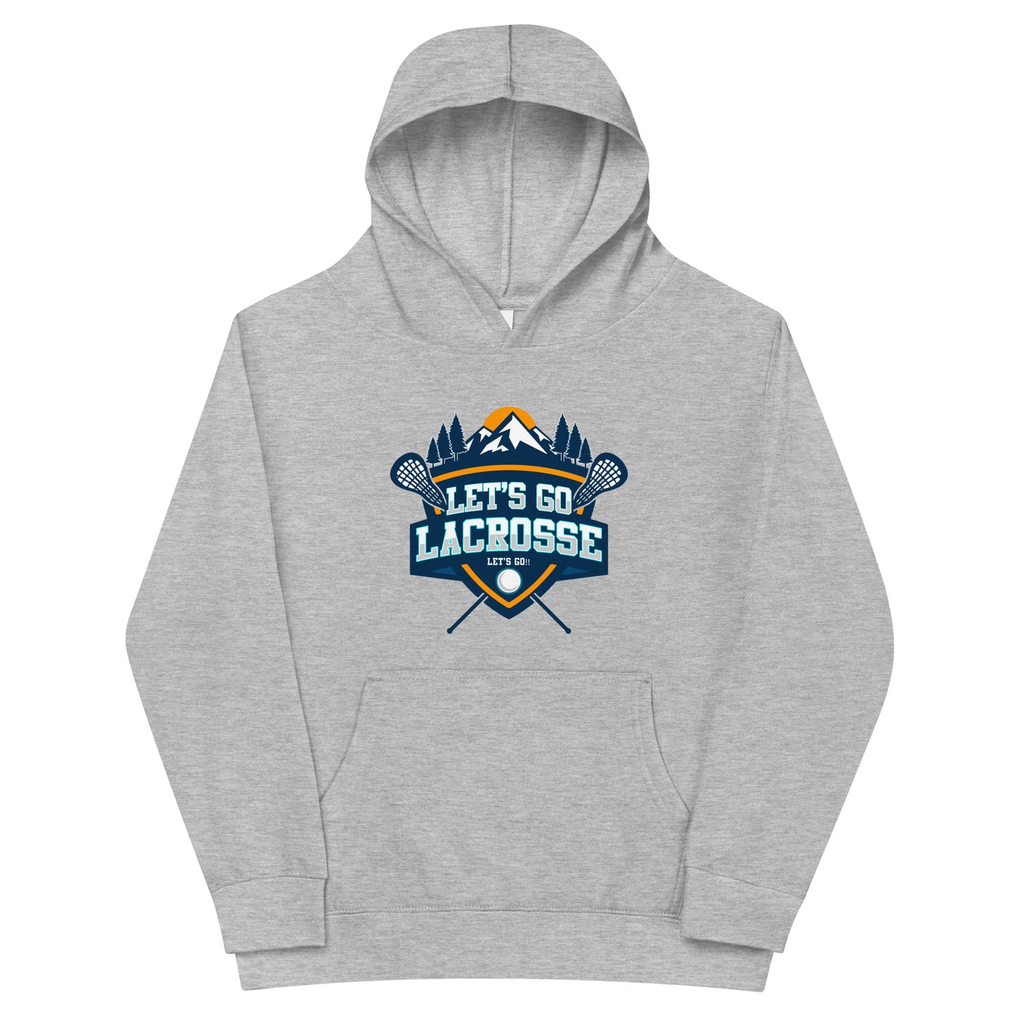 Youth Let's Go Lacrosse Cotton Heritage Hoodie