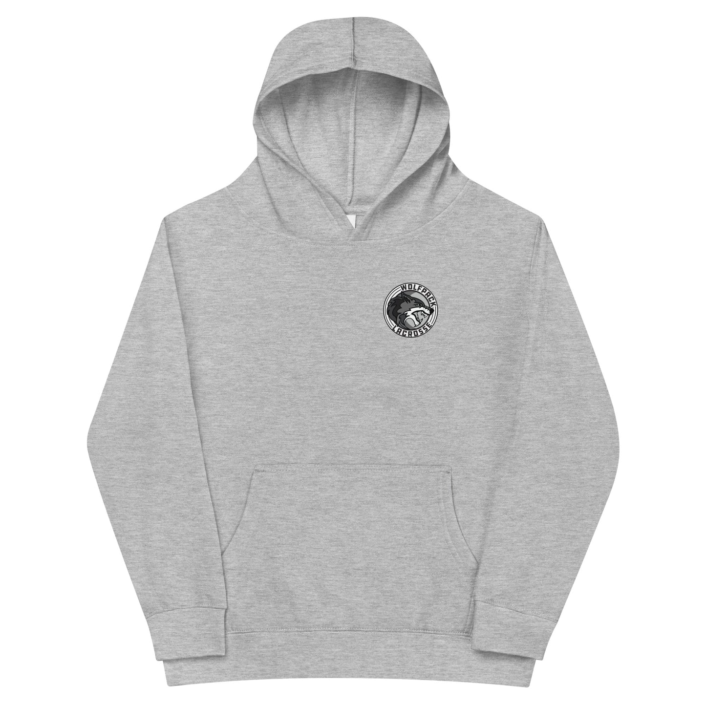 Youth Wolfpack Lacrosse Cotton Heritage Hoodie