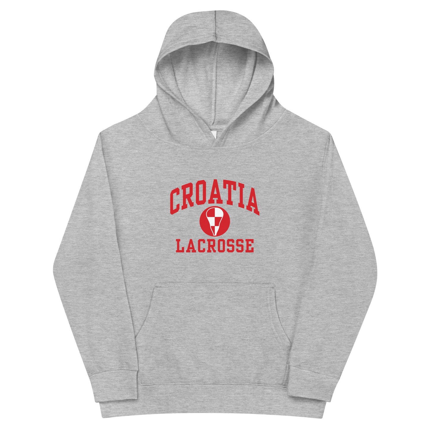 Youth Croatia Lacrosse Cotton Heritage Hoodie