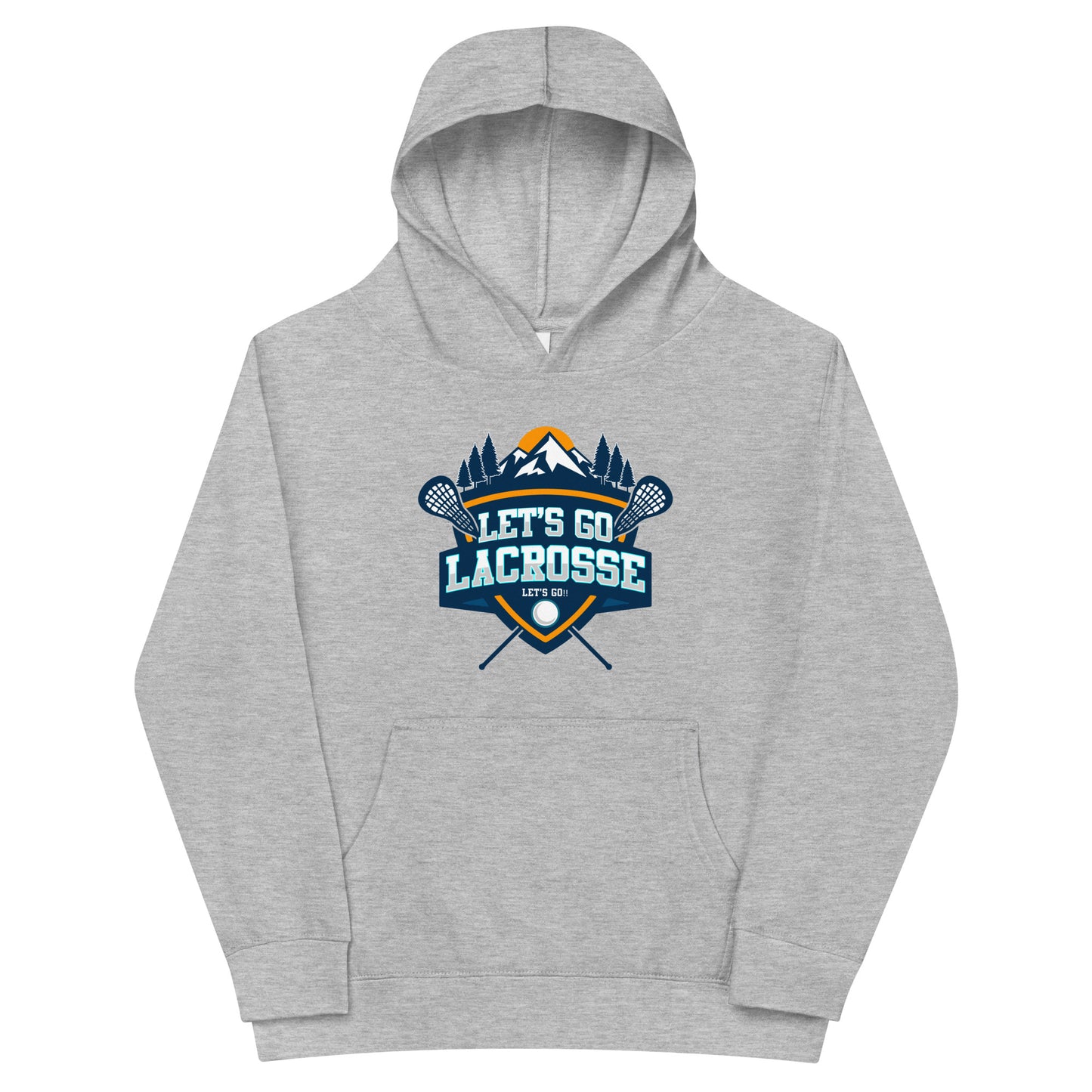 Youth Let's Go Lacrosse Cotton Heritage Hoodie