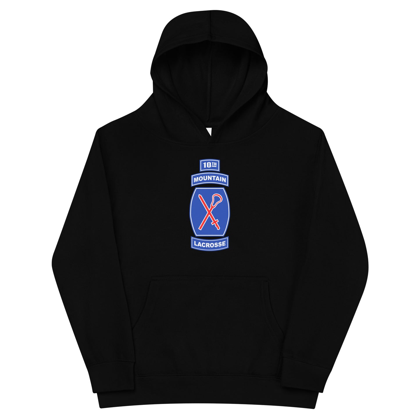 Youth 10th Mountain Lacrosse Cotton Heritage Hoodie