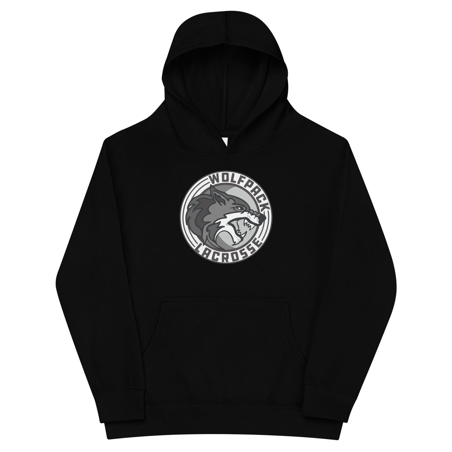 Youth Wolfpack Lacrosse Cotton Heritage Hoodie