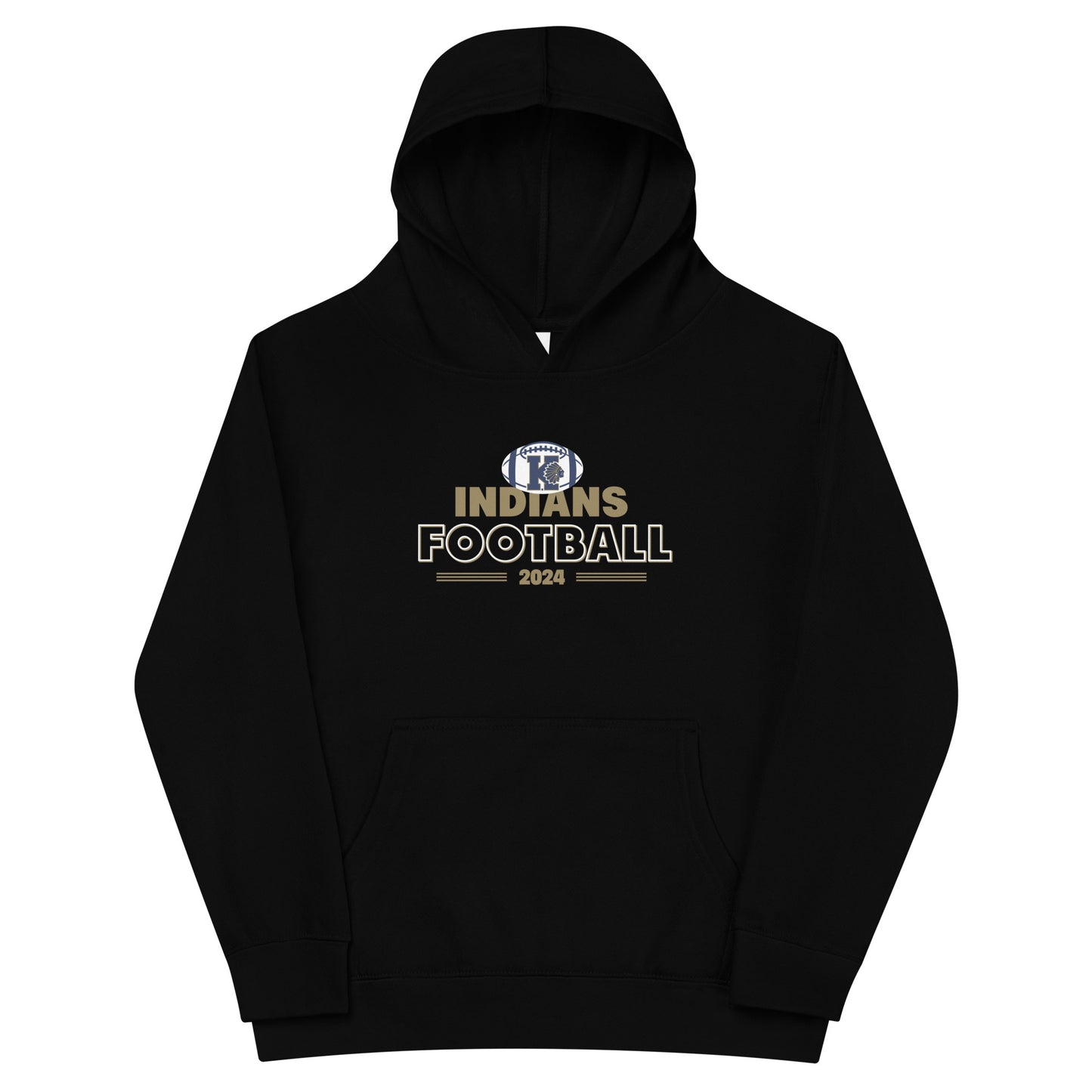 Youth Keller Football Cotton Heritage Hoodie