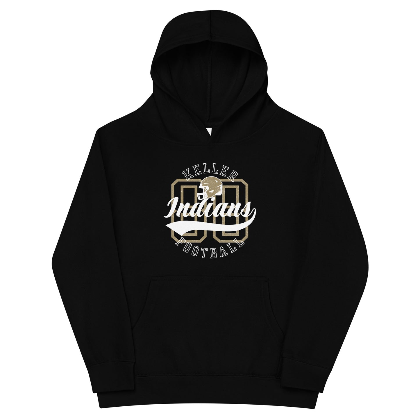 Youth Keller Football Cotton Heritage Hoodie