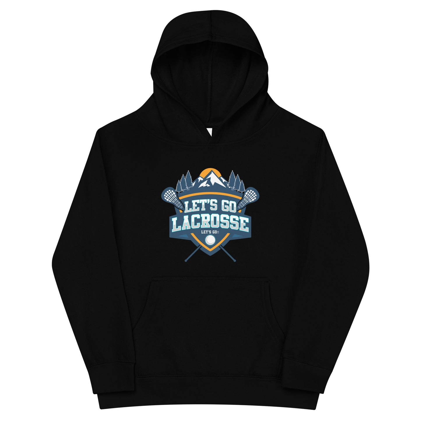 Youth Let's Go Lacrosse Cotton Heritage Hoodie