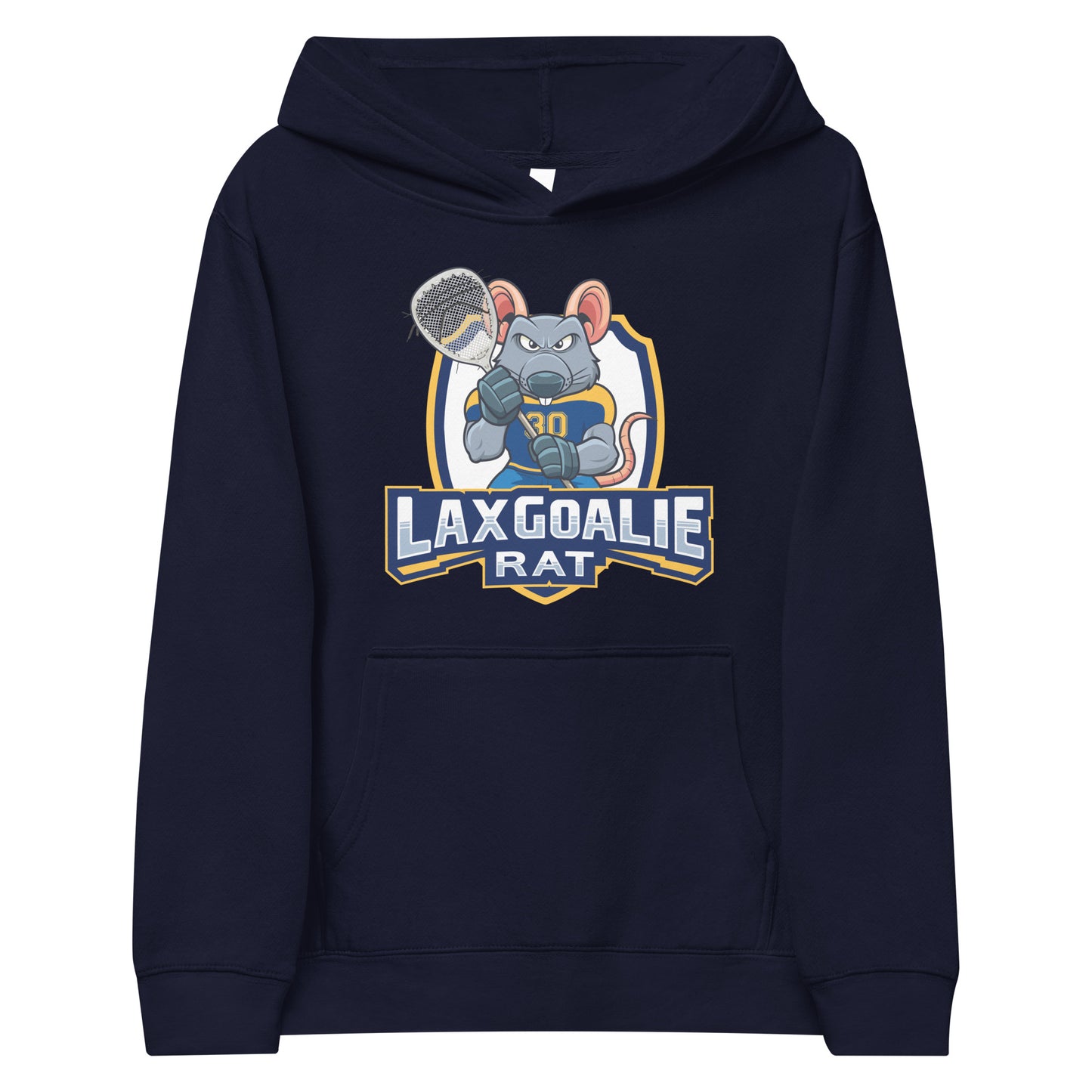 Youth Lax Goalie Rat Cotton Heritage Hoodie