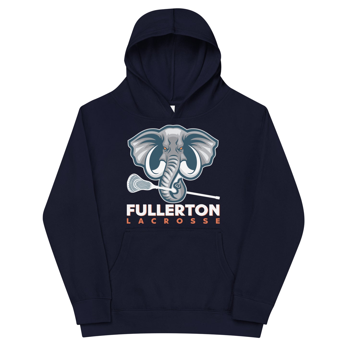 Youth CSUF Lacrosse Cotton Heritage Hoodie