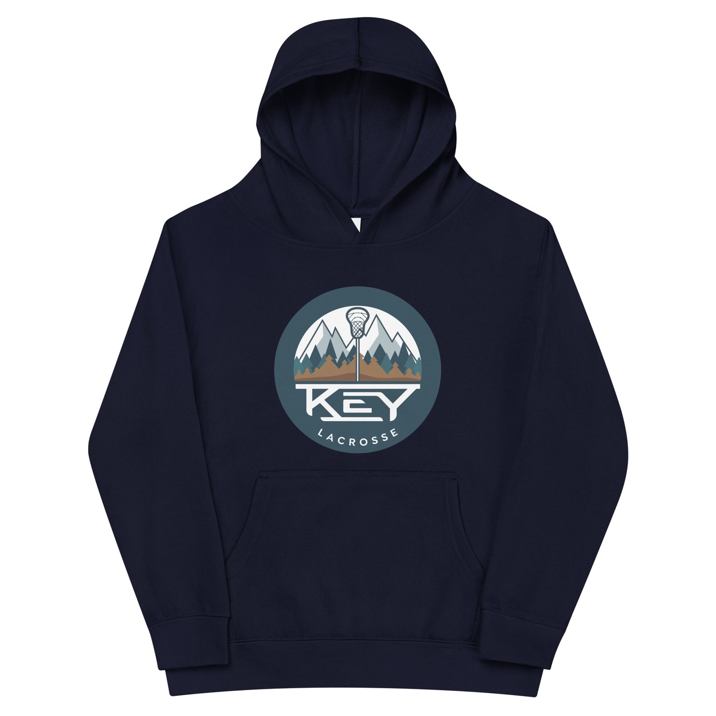 Youth Key Lacrosse Cotton Heritage Hoodie