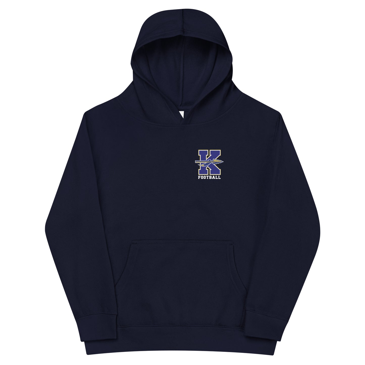 Youth Keller Football Cotton Heritage Hoodie
