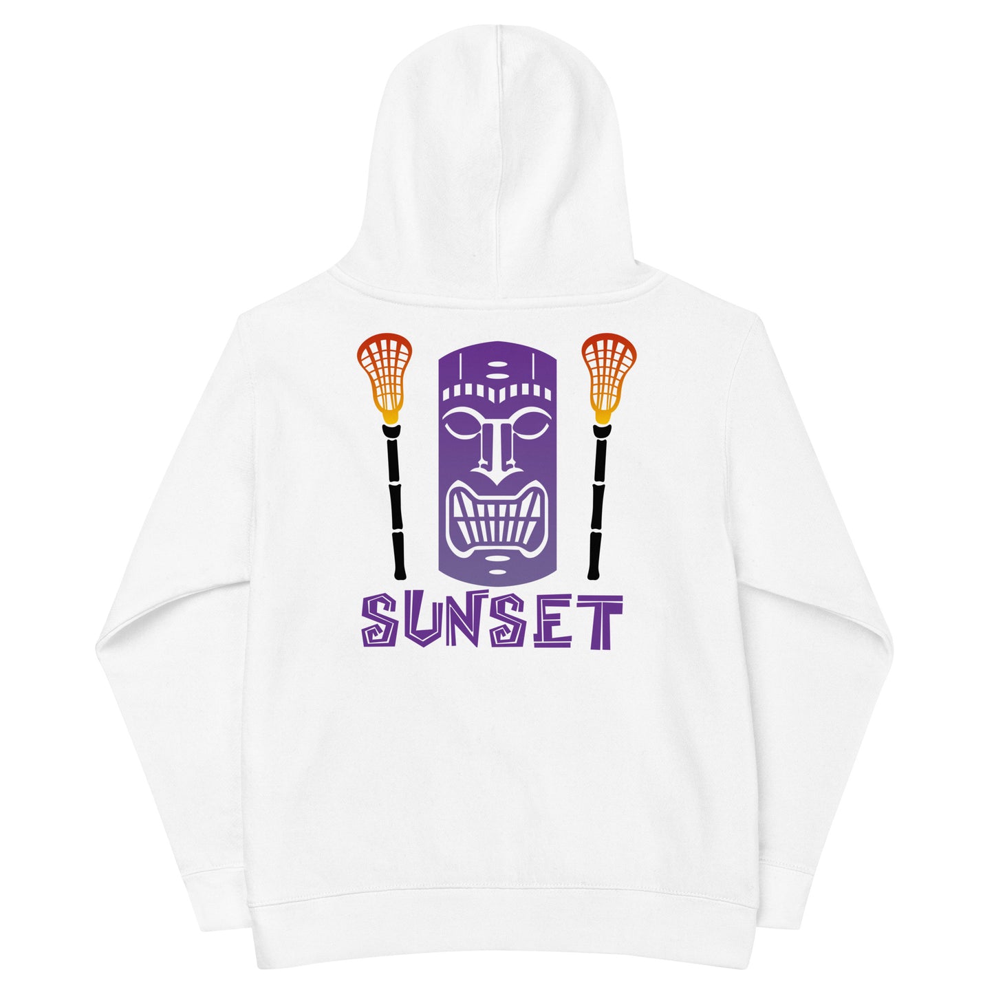 Youth Sunset Lacrosse Cotton Heritage Hoodie