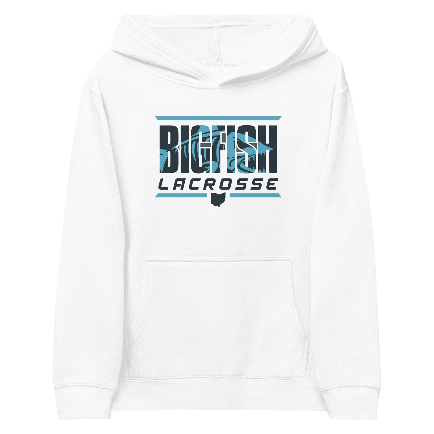 Youth Big Fish Lacrosse Cotton Heritage Hoodie