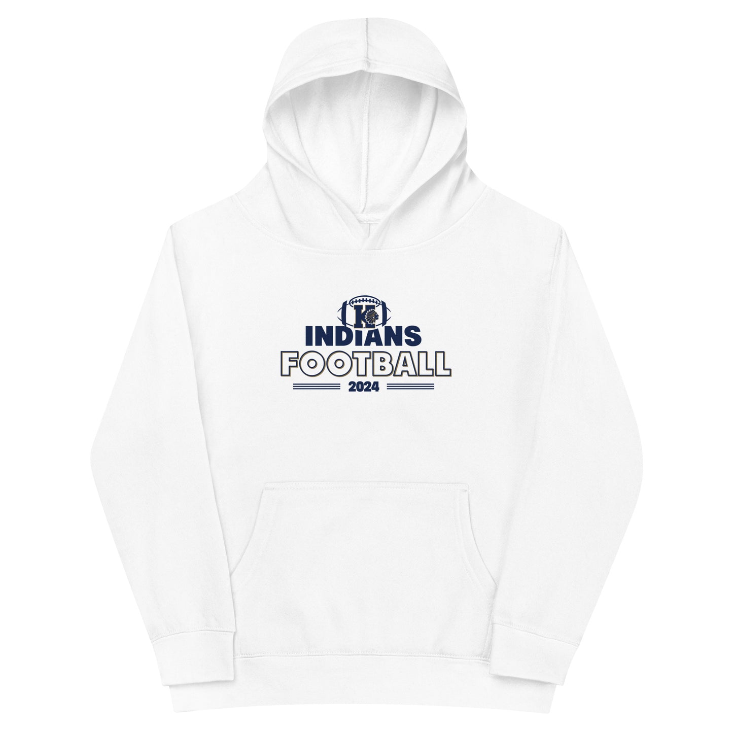 Youth Keller Football Cotton Heritage Hoodie