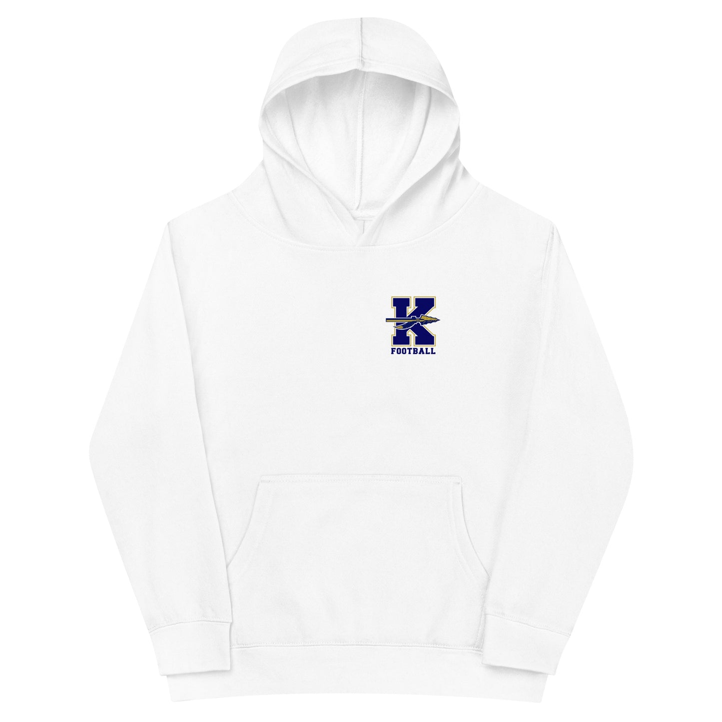 Youth Keller Football Cotton Heritage Hoodie